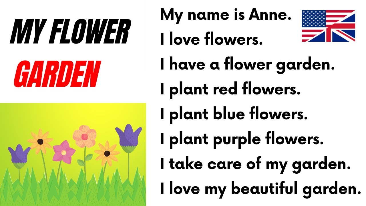 Apprendre l'anglais ✪ My flower garden ✪ Mon jardin de fleurs