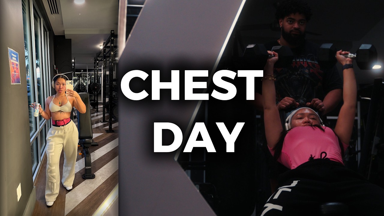 Crushing Chest Day | Couple Fitness Vlog | Surprise Gifts!