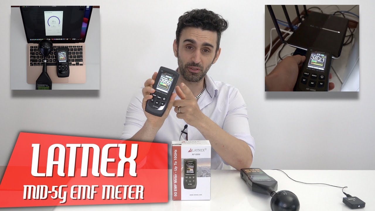 ОБЗОР измерителя электромагнитного поля Latnex AF-5000 Mid-5G | Как проверить ноутбук и Wi-Fi-роу...
