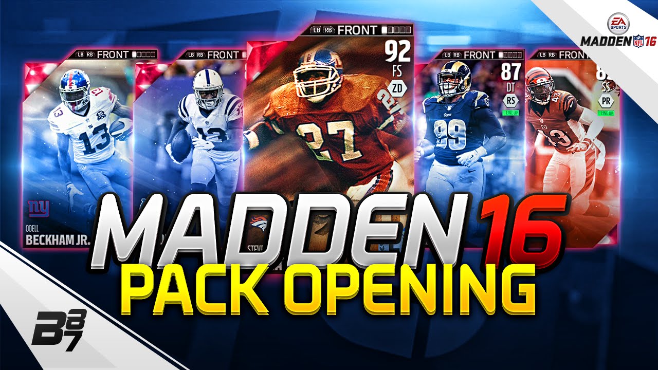 A DIFFERENT TYPE OF PACK OPENING! WE GET A LEGEND! MADDEN 16 MUT