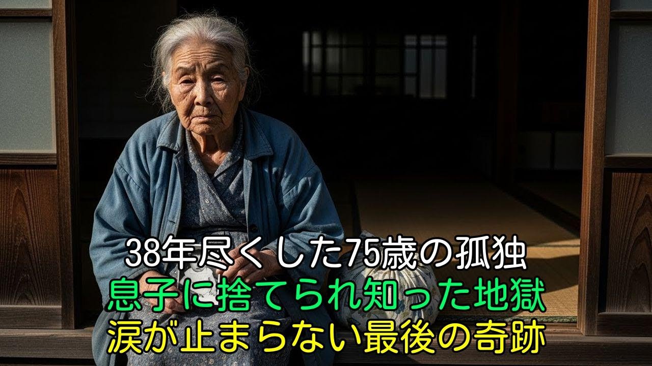 【涙腺崩壊】「今日で終わりね」とお荷物扱いされ家を追われた75歳。嫁の親を優先した息子夫婦が、最後に見せられた“本当の地獄”と孤独の先に見つけた幸せ。