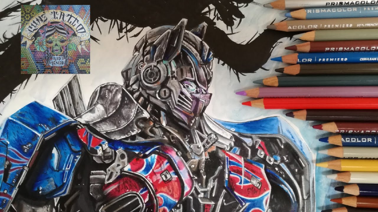COMO DIBUJAR A OPTIMUS PRIME - EL ULTIMO CABALLERO / how to draw optimus prime - the last knight