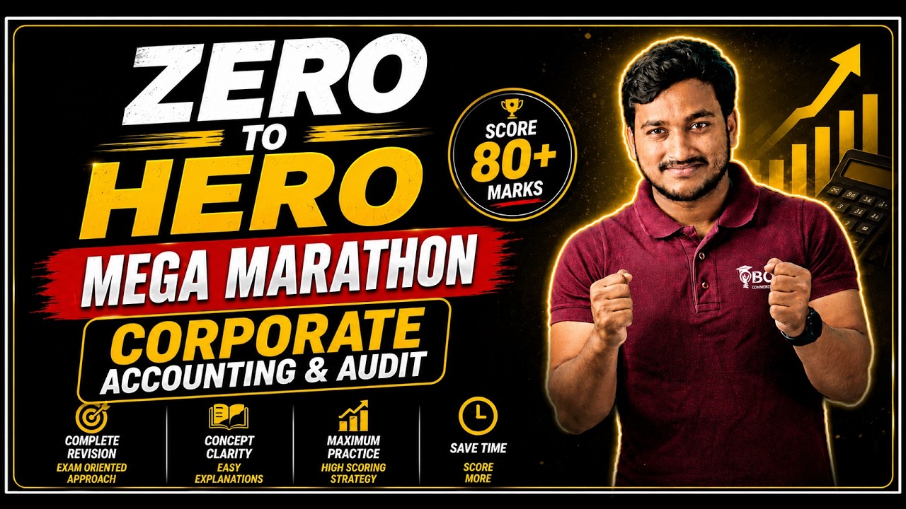 CMA INTER CORPORATE ACCOUNTING | MARATHON JUNE-2026 exams | BY VARMA SIR