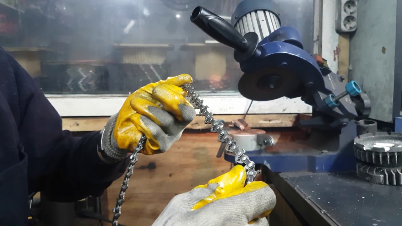Doğru zincir bileme teknikleri (makinede/elde)