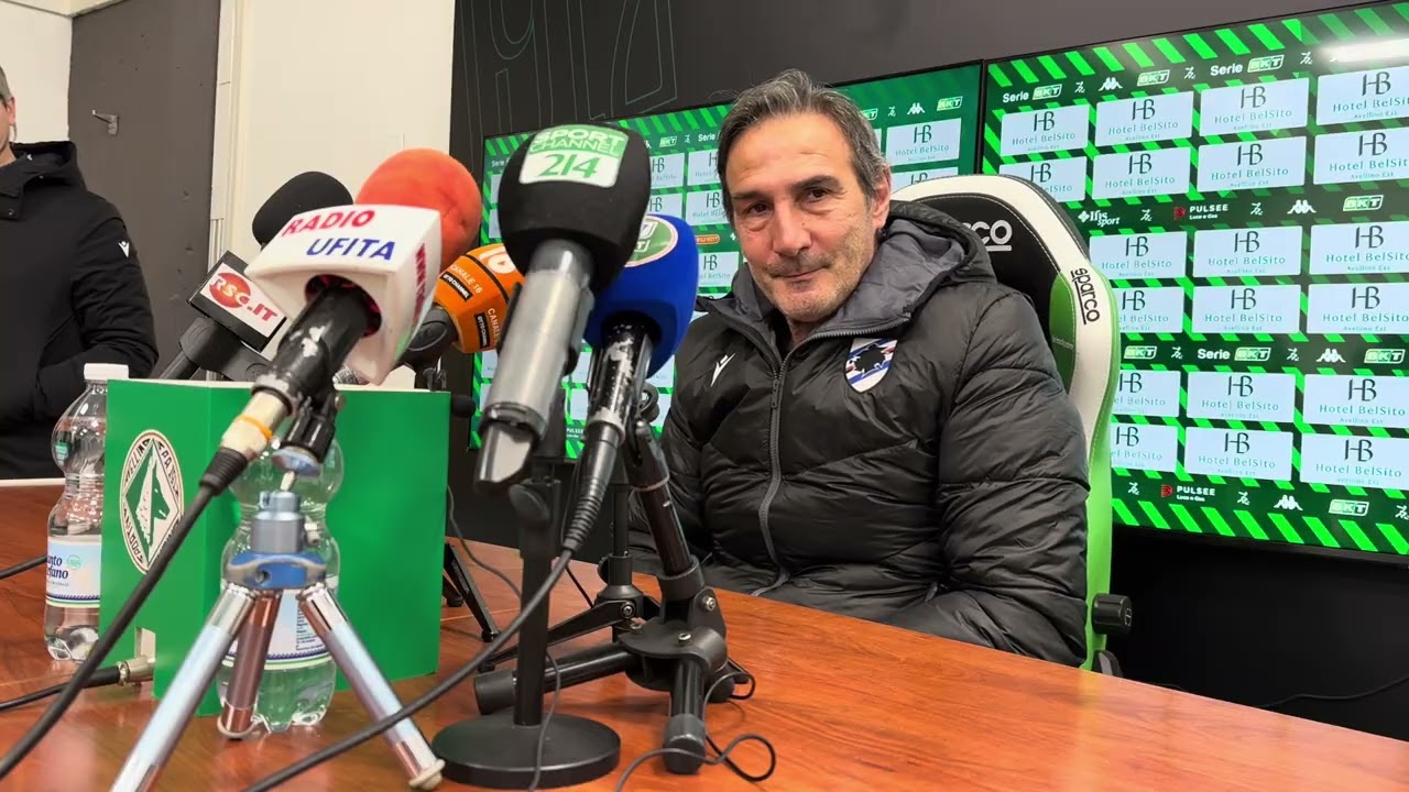 Avellino-Sampdoria, le parole di Angelo Gregucci