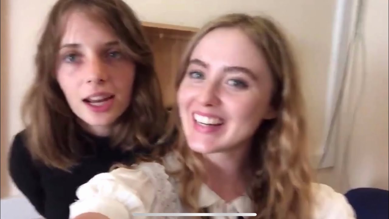 Kathryn Newton and Little Woman BBC cast sing Christmas Tree