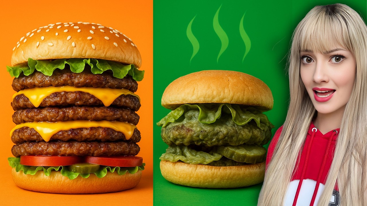 😱LEGOLCSÓBB vs. LEGDRÁGÁBB hamburgerek tesztelése!