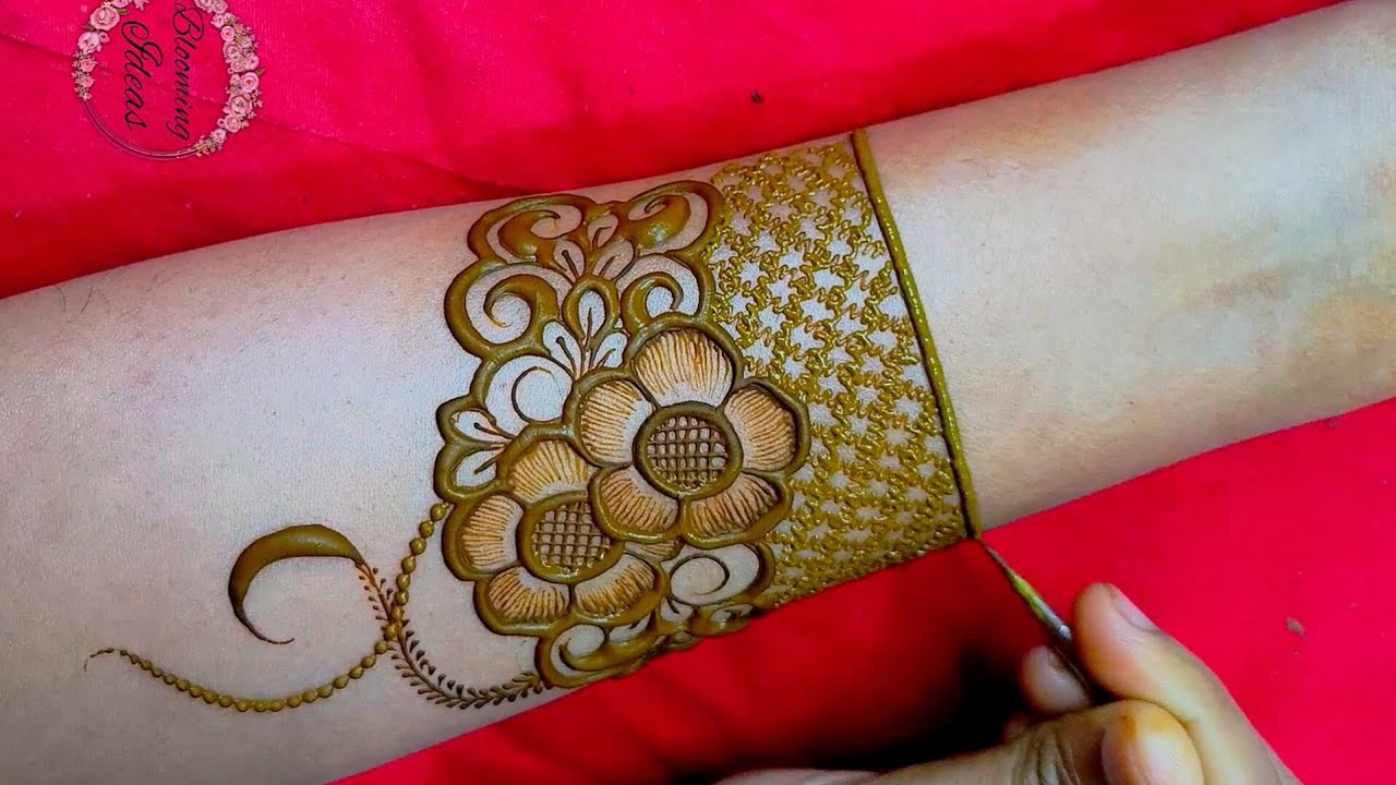 Easy bridal mehndi design // Wedding special gorgeous mehndi design // Latest gorgeous henna design