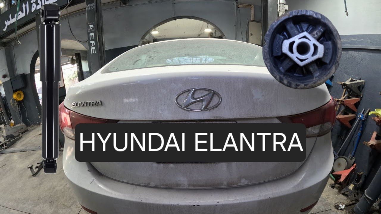 Sustitucion buje eje trasero - amortiguador trasero ... hyundai elantra