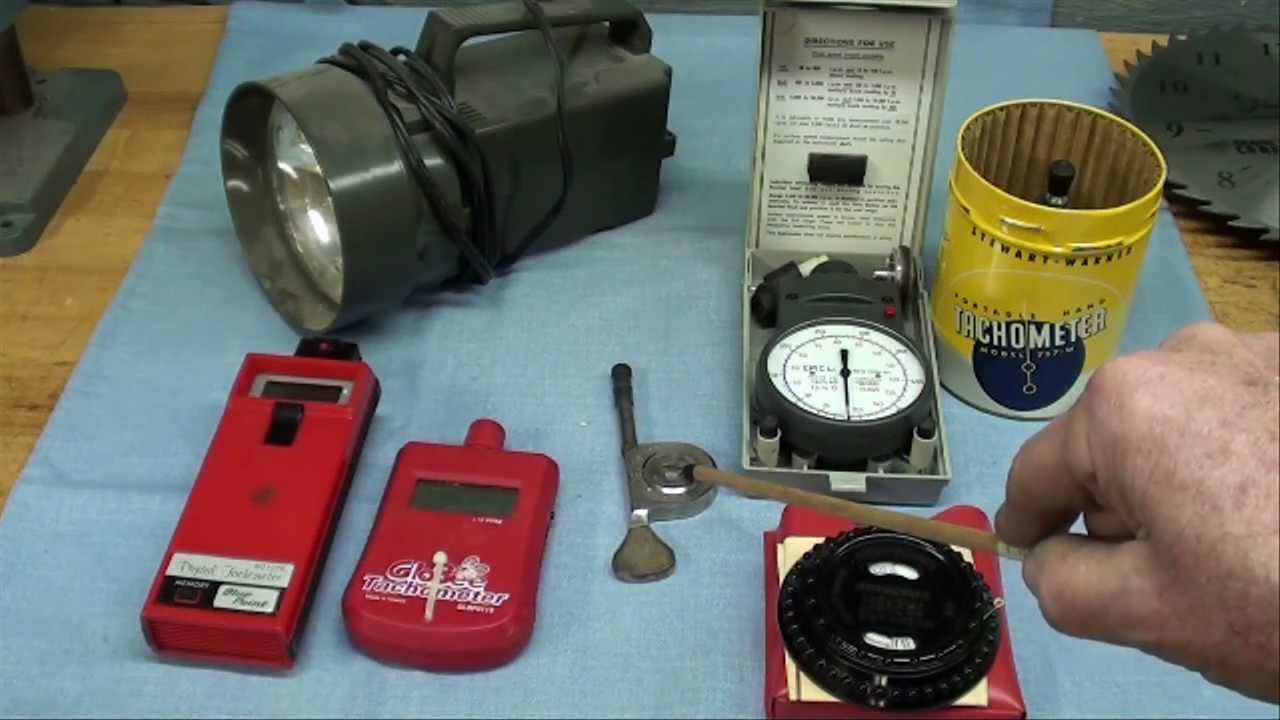 MACHINE SHOP TIPS #93 Checking the RPMs on Shop Machines tubalcain