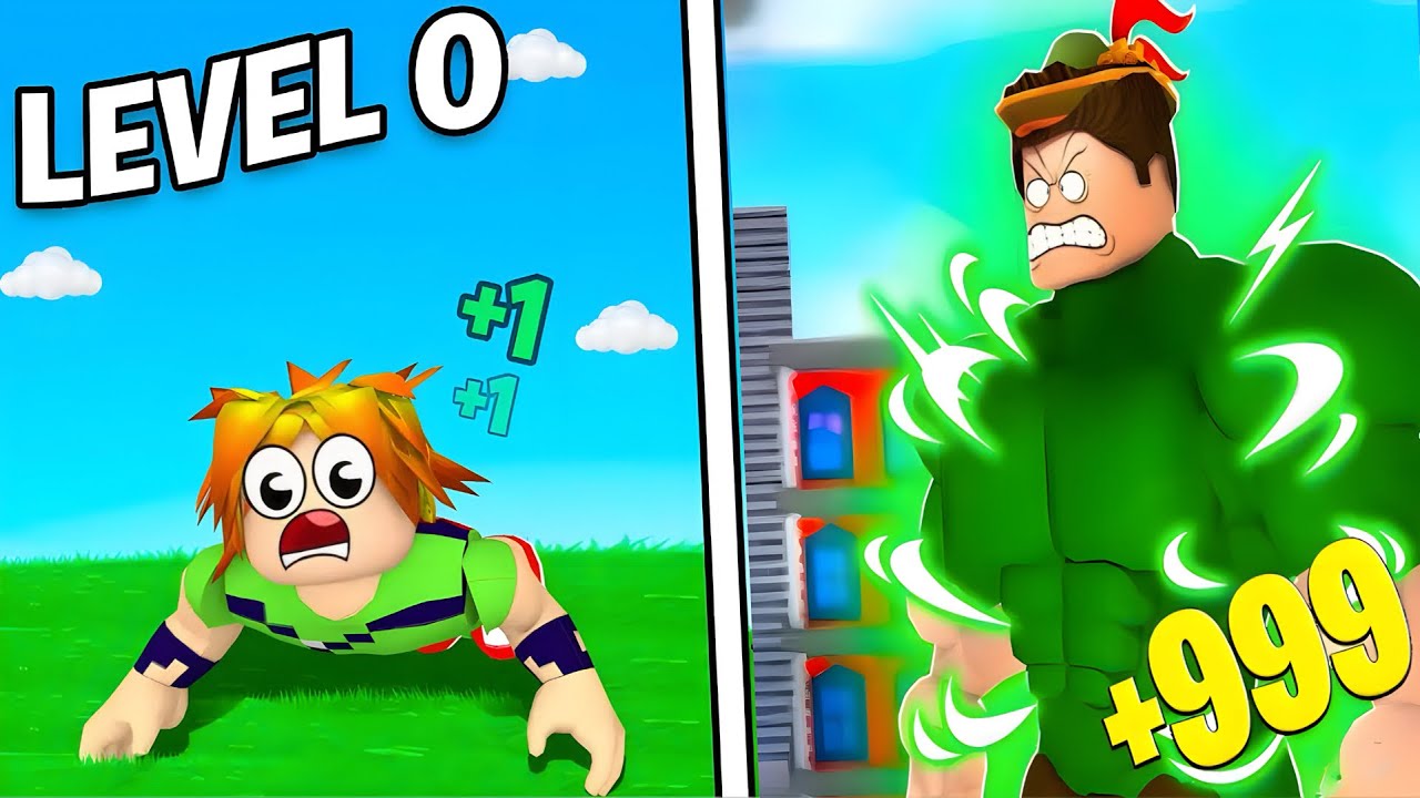 Эволюция от нуба до качка в Roblox!! (Gym Star 🏋🏻)