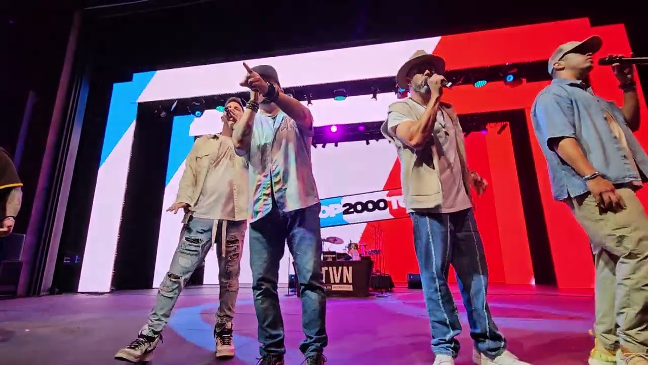 Pop2000 Tour - Chris Joins O-town - Nsync Medley - 4/6/2024....Vista, Ca