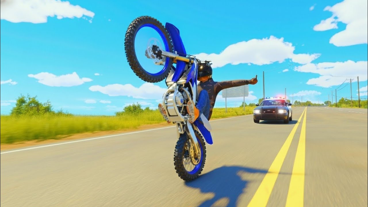 YZ450F HONOLULU STREET TAKEOVER! CRAZY Wheelies in The Crew Motorfest