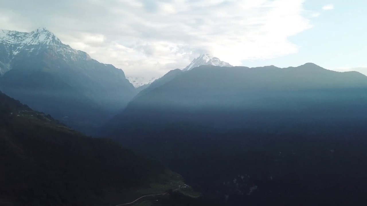 Ghandruk drone shot 2019