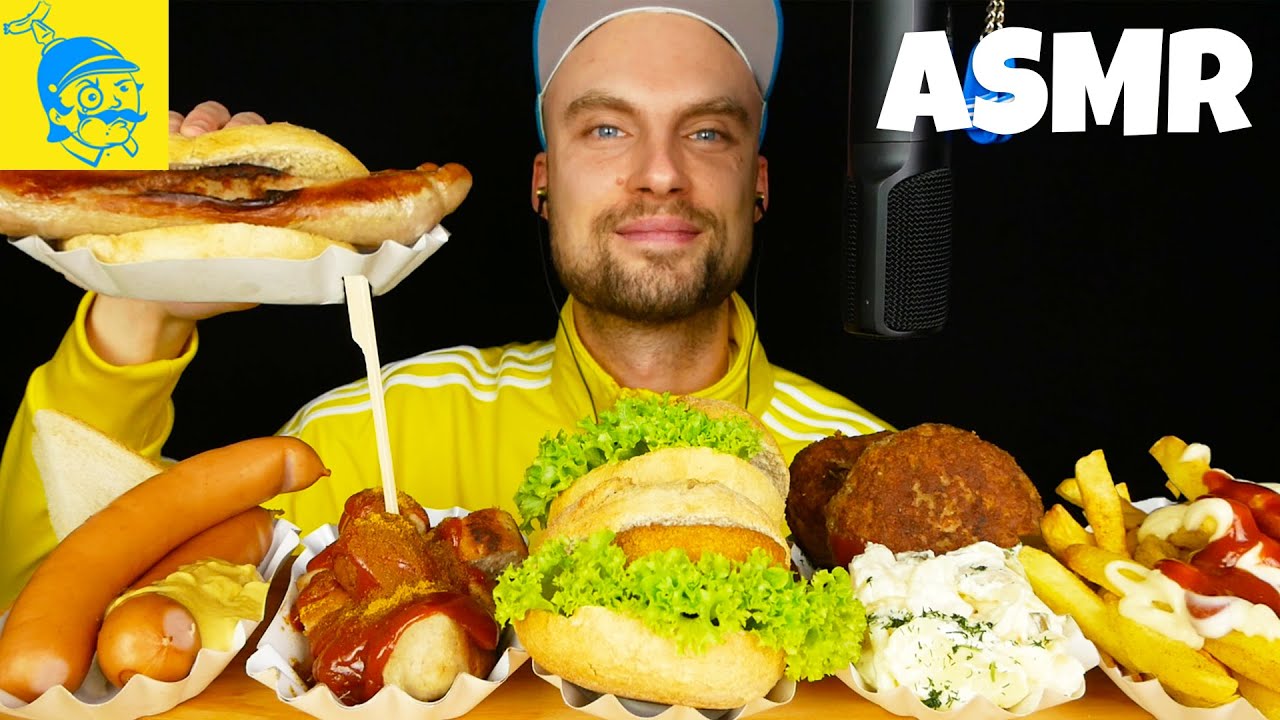 ACMP популярная немецкая уличная еда 🇩🇪🌭 (немецкий ASMR, русские субтитры) - GFASMR