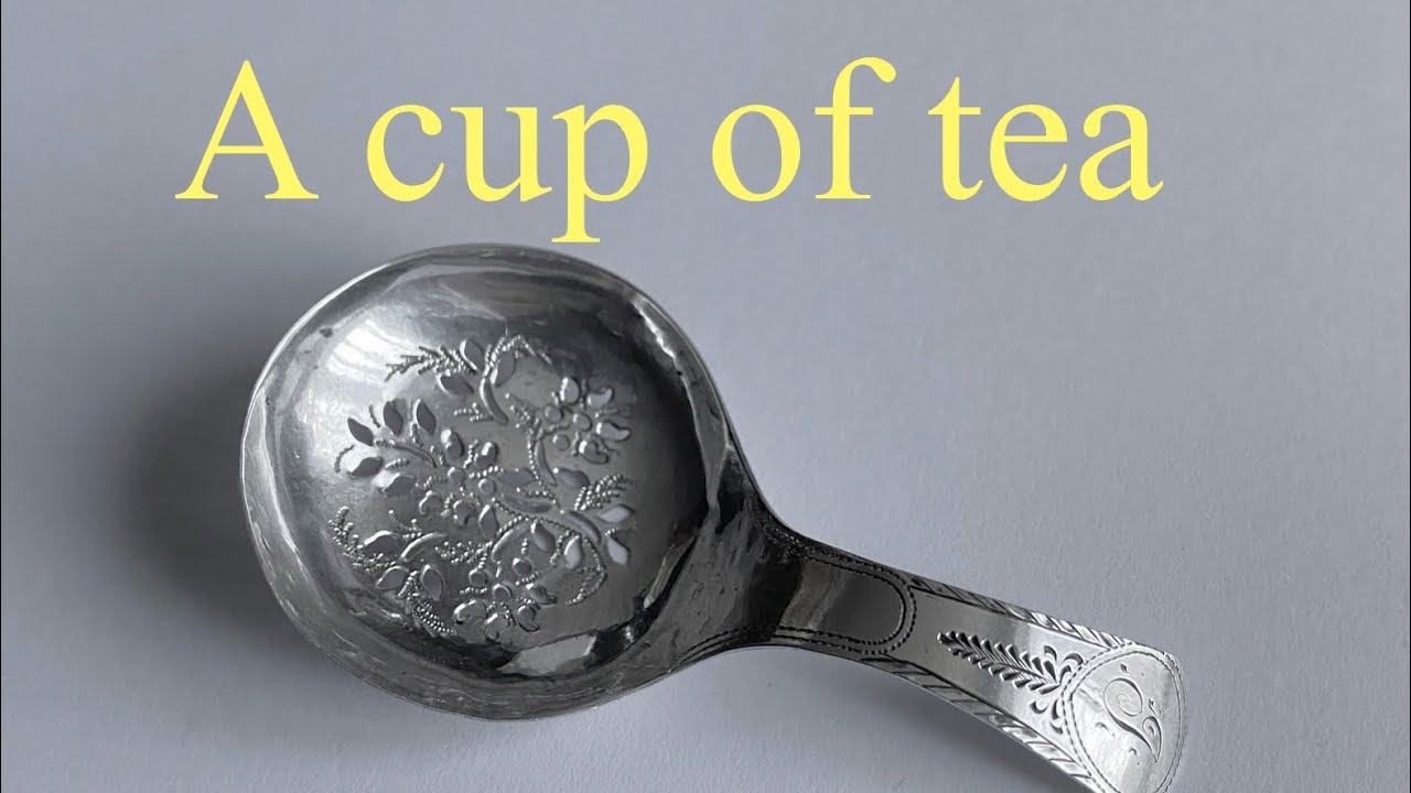 Antiques. Antique Silver: A cup of tea