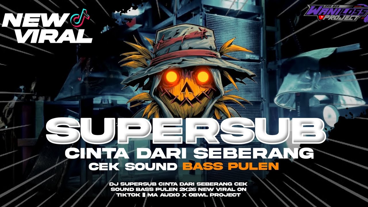 DJ SUPERSUB CINTA DARI SEBERANG CEK SOUND BASS PULEN || MA AUDIO X OBWL PROJECT