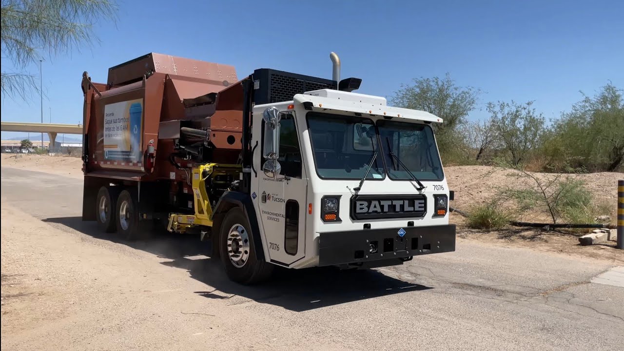 City of Tucson CNG battle scorpion garbage trucks