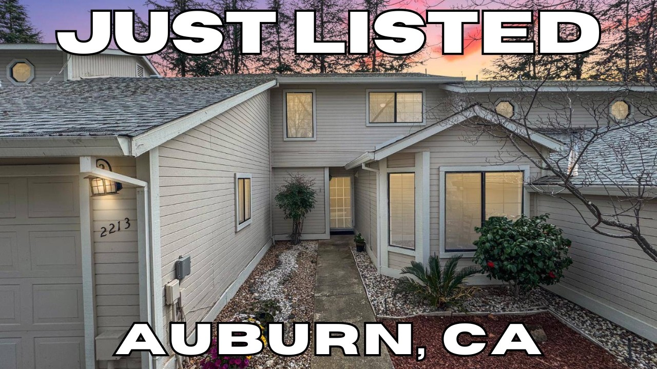 Rare 3 Bedroom Condo in Auburn, CA | Primary Suite Downstairs + 2-Car Garage | $425,000