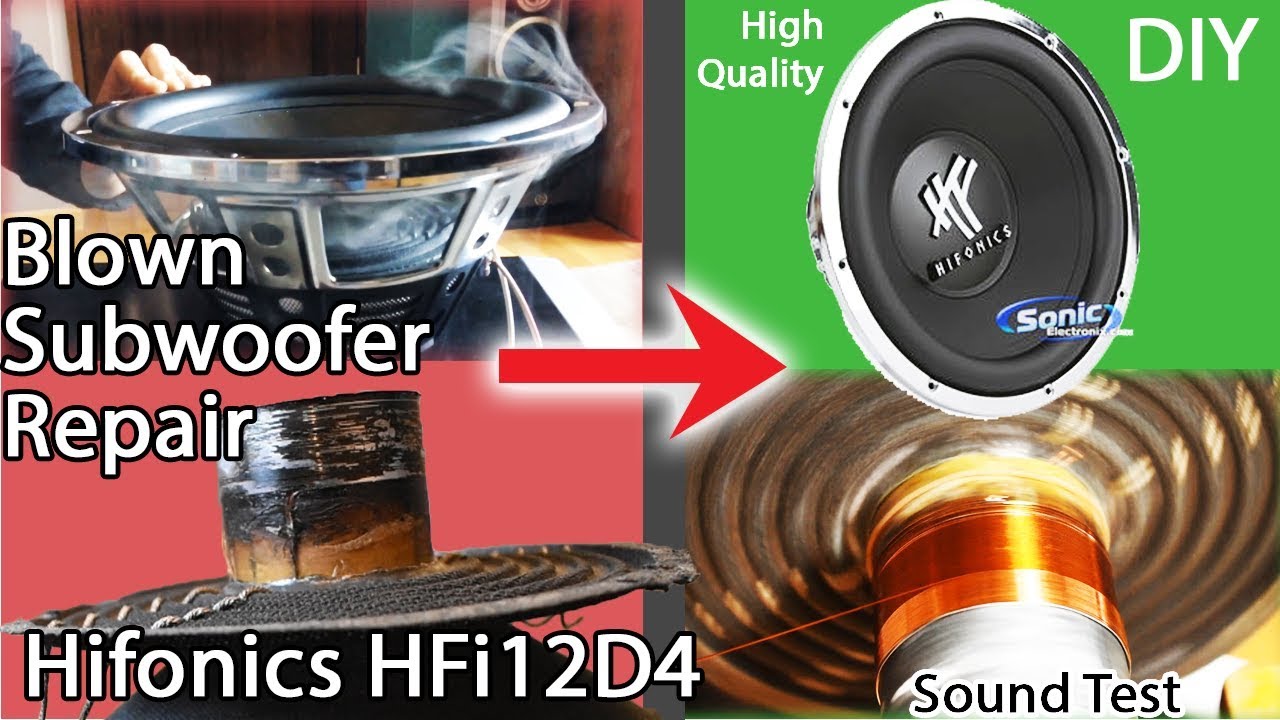 Recoiling Blown Subwoofer | Hifonics HFi12D4