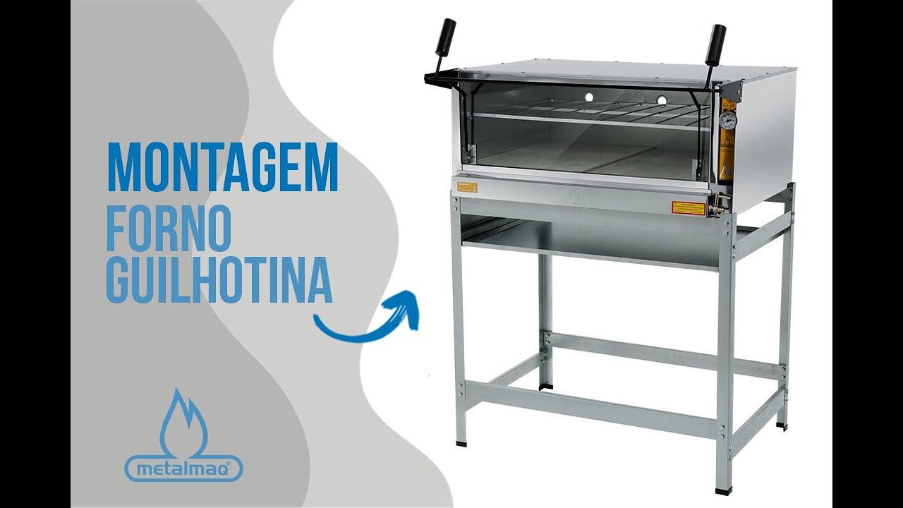 Montagem de Forno Guilhotina Metalmaq