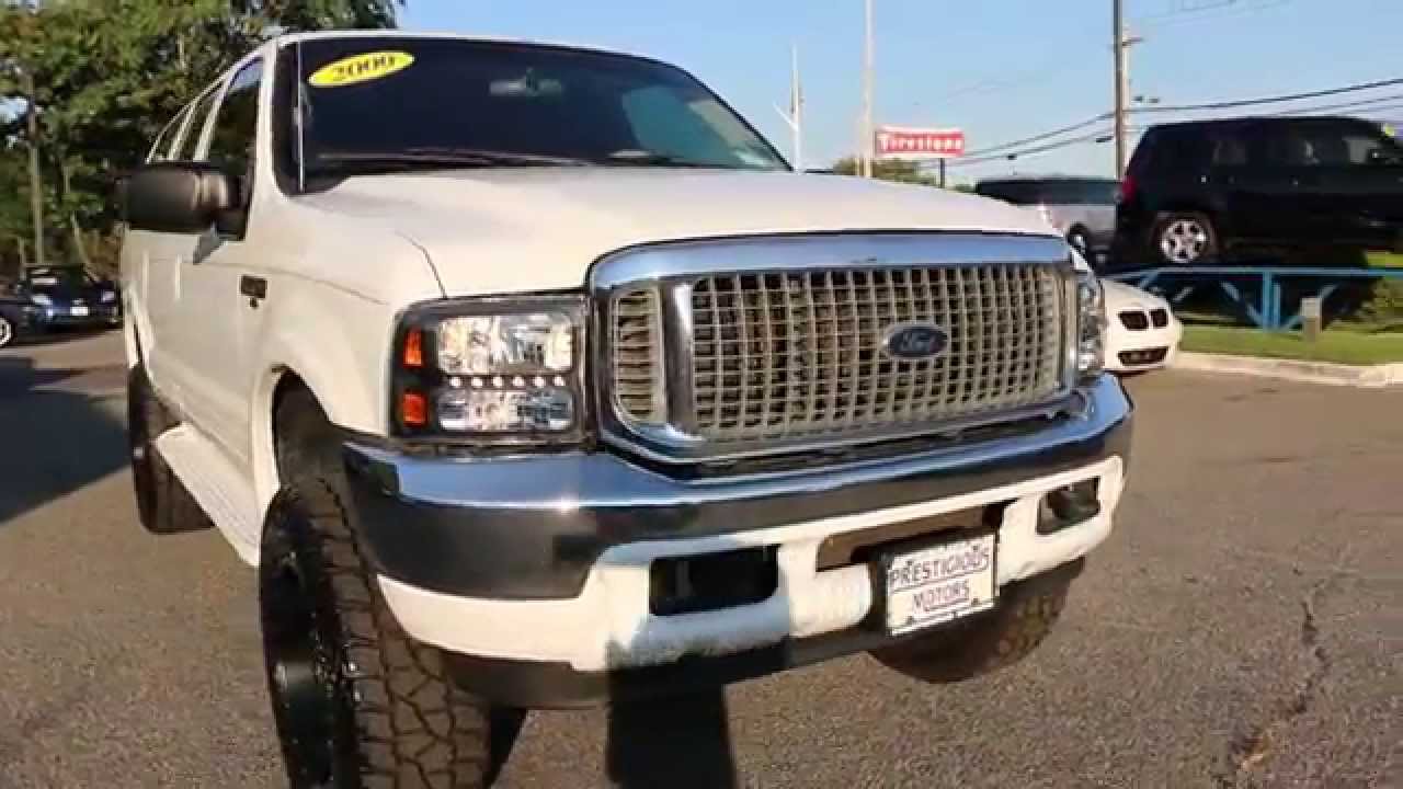 Review of LIFTED 2000 Ford Excursion Limited Edition For Sale~Custom Rims & Exhaust~FANTASTIC!!