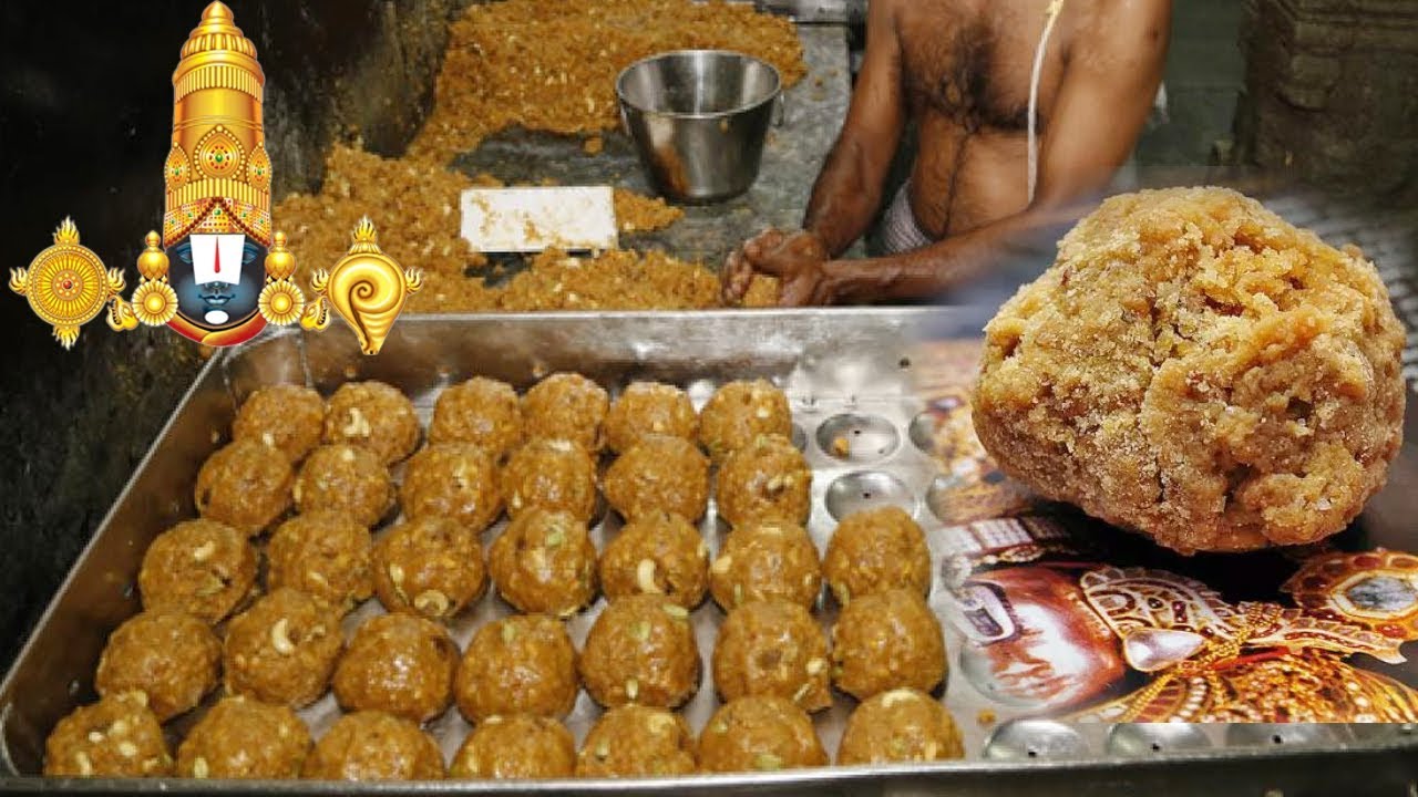 Making of Special Tirumala Tirupati Laddu Recipe - World Famous Indian Sweet | Live Food