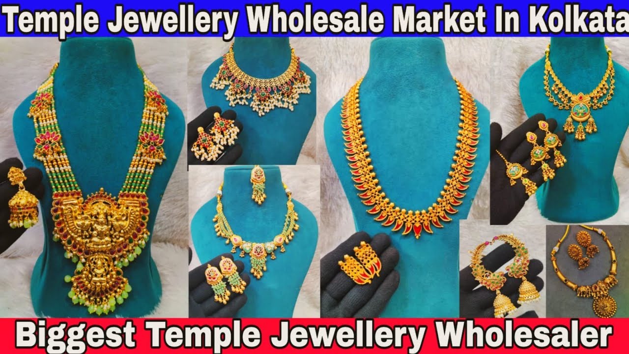 Temple Jewellery Biggest Wholesale Market In Bara Bazar || Temple Jewellery Exclusive Collection ||