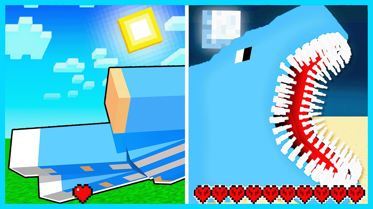 MIPAN & ZUZUZU SETIAP TERKENA DAMAGE DAN PUKUL BERUBAH JADI MONSTER KUAT DI MINECRAFT!