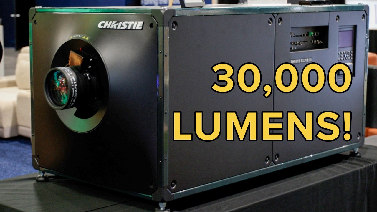 FIRST LOOK at the ULTIMATE Projector...Christie's Eclipse G3 at CEDIA 2025!