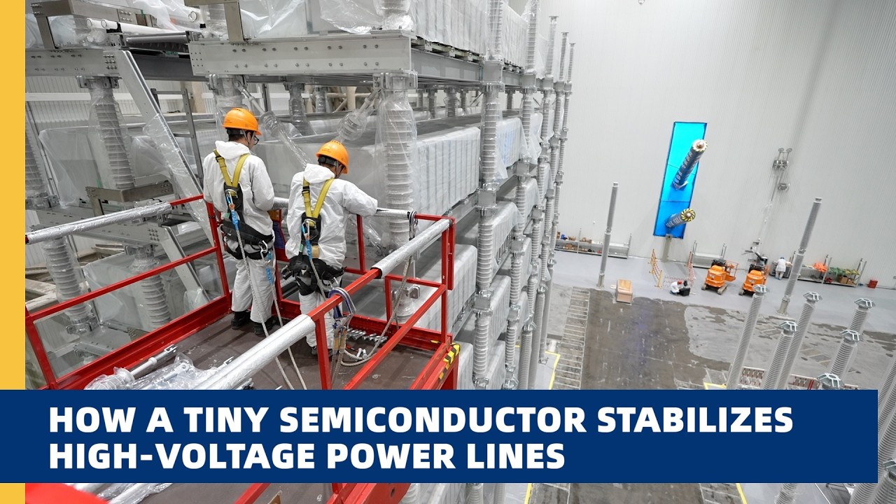 How a tiny semiconductor stabilizes high-voltage power lines