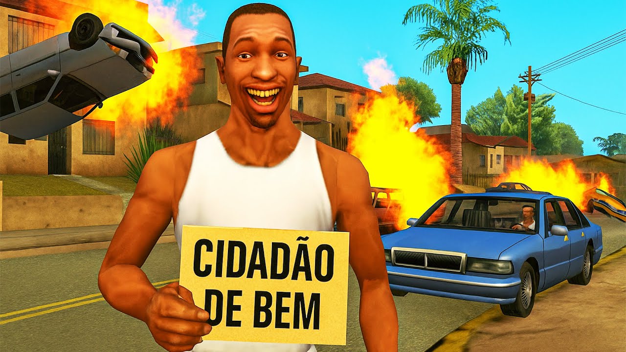 Tentando jogar GTA San Andreas seguindo TODAS AS LEIS (Com mods e sem mods)