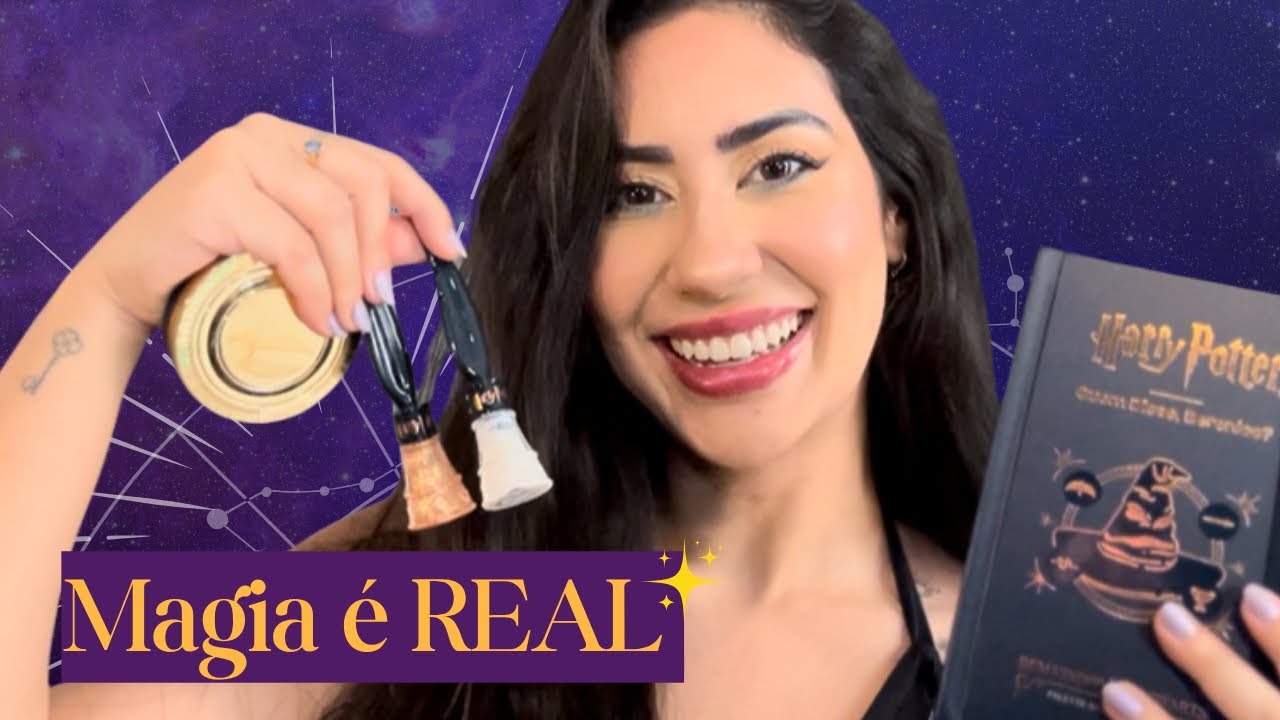 Maquiagens do Harry Potter + a história MÁGICA da JK ROLLING 