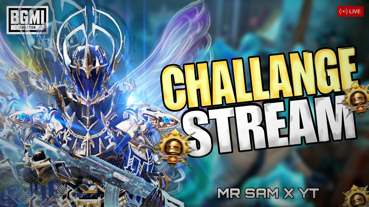 CHALLENGE STREAM only M249 🔥🔥 Bgmi Solo vs Squad MrSam x yt #pubg #pubgmobile #shorts