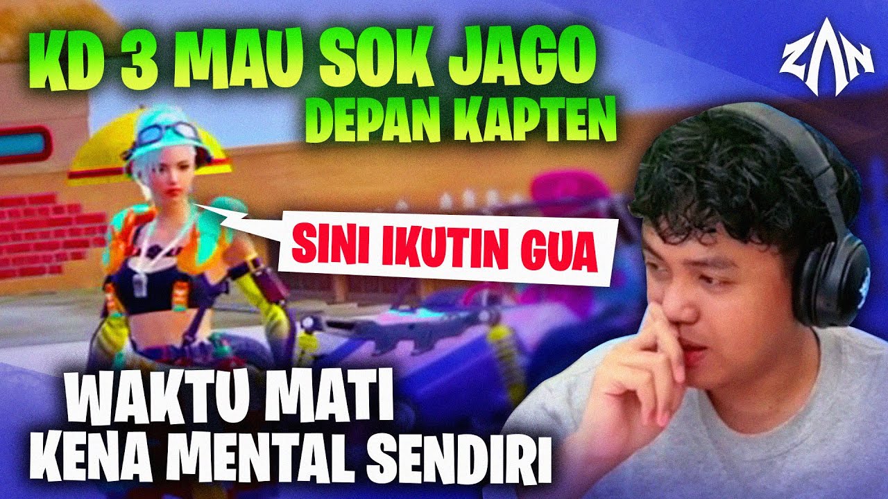 KD 3 Mau Sok Jago Depan Kapten, Waktu Mati Kena Mental Sendiri | PUBG Mobile Indonesia