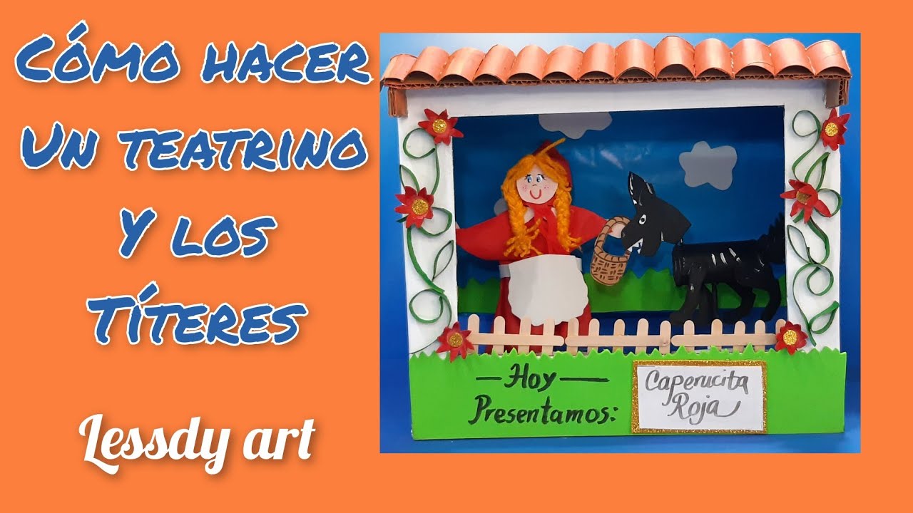 COMO HACER UN TEATRINO  Y TITERES