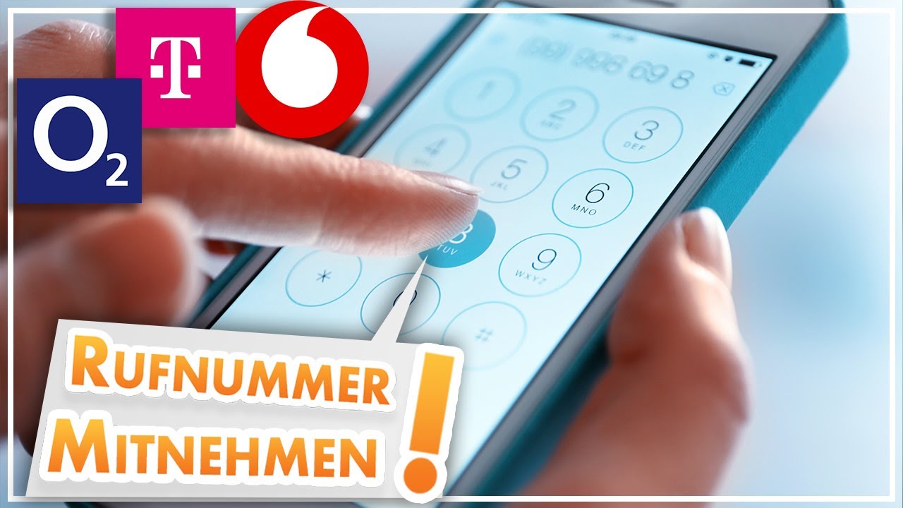Rufnummer mitnehmen 📲 So geht's!