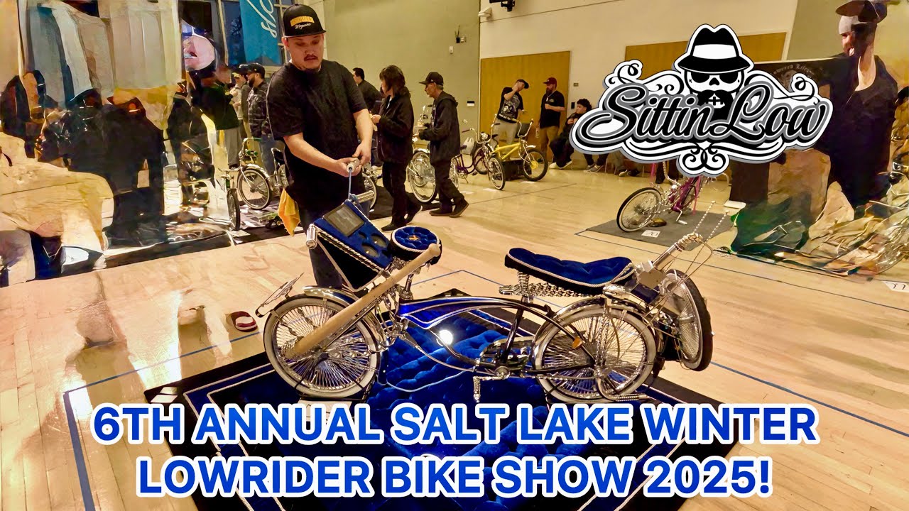 Lowrider Bike Show! 🤩 2025 6th Annual Salt Lake Winter Show! #lowrider #lowriderbikes