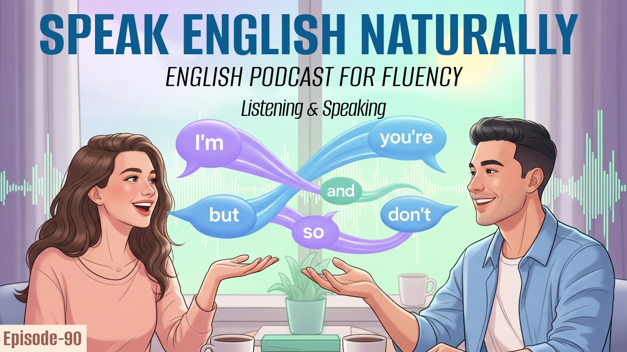 How to Sound Fluent in English | English Podcast for Fluency | English Listening