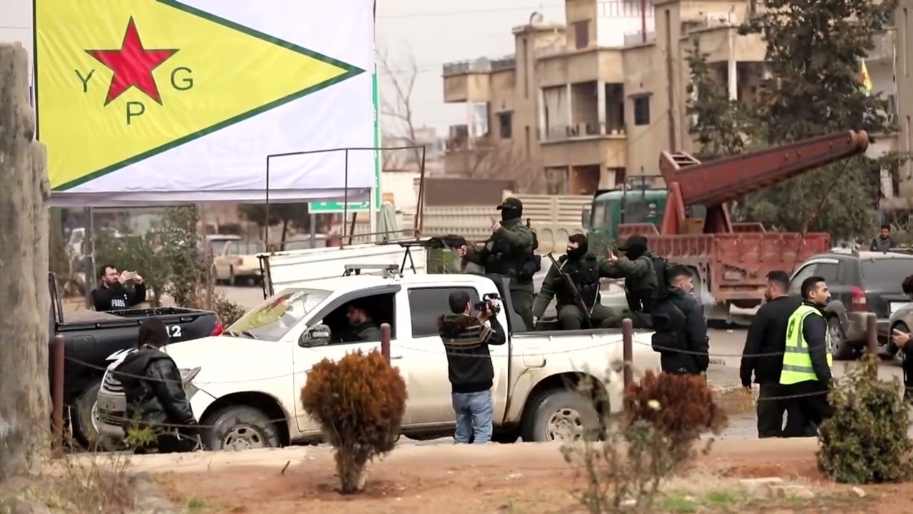 Syrian security convoy heads to key Kurdish city under US-backed deal