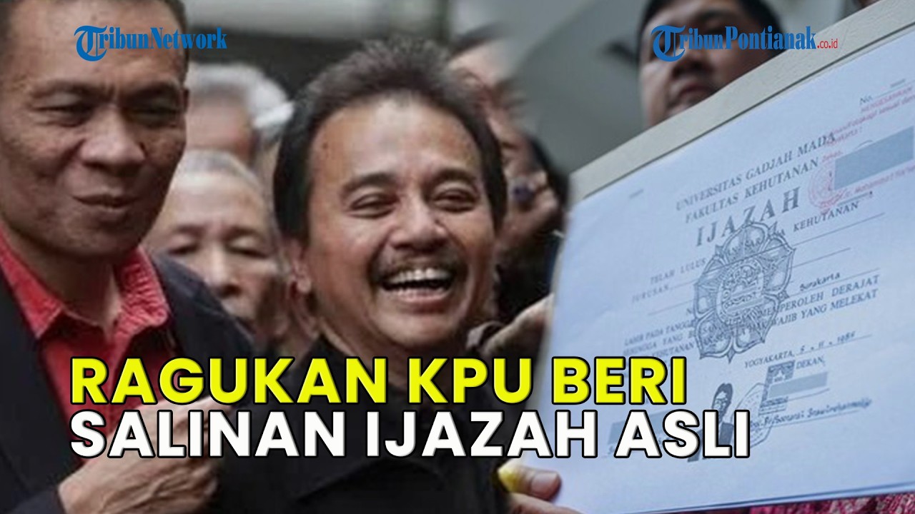 KUBU ROY SURYO RAGUKAN KPU BERI SALINAN IJAZAH ASLI JOKOWI KE BONATUA, SEBUT ADA 2 IJAZAH LEGALISIR