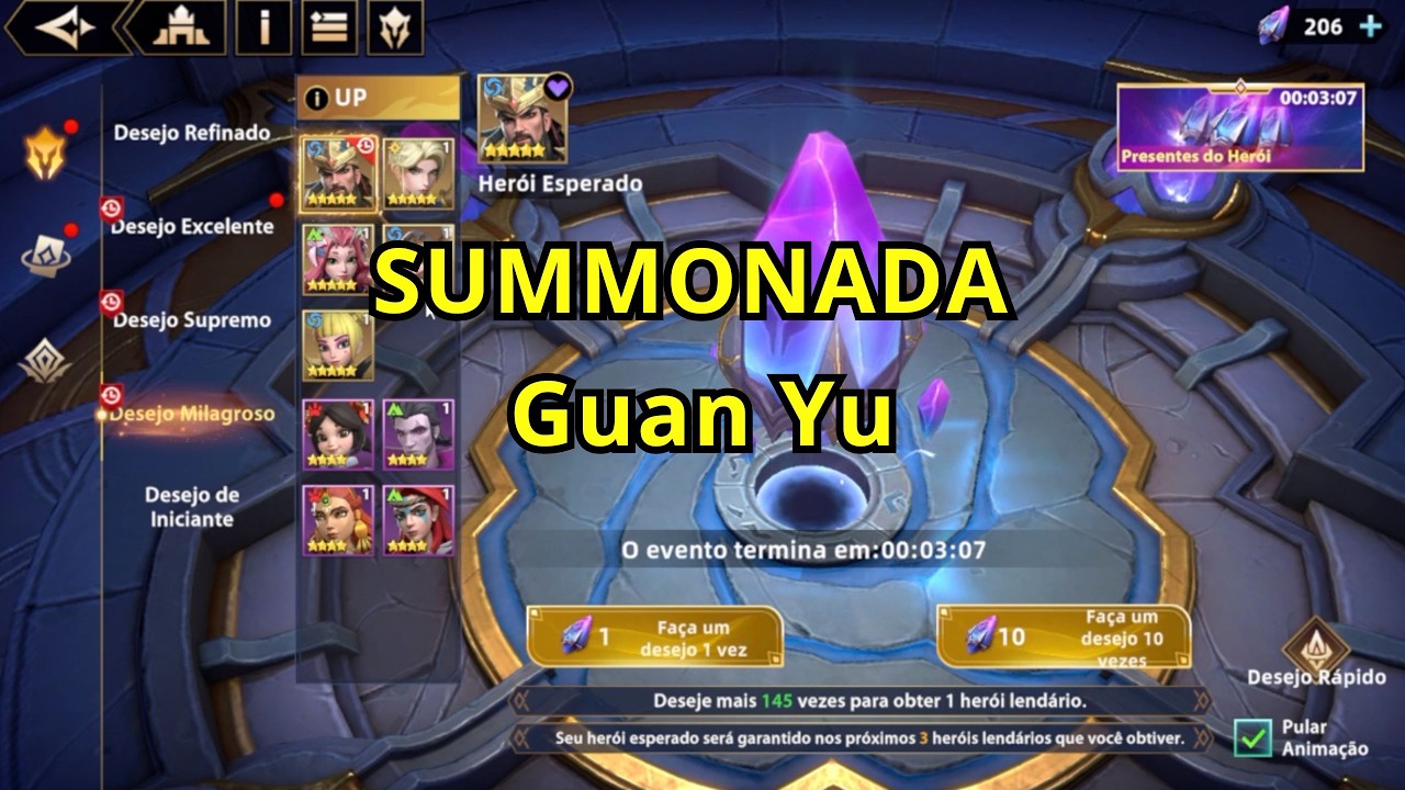 Summonada Guan Yu | Infinite Magicraid