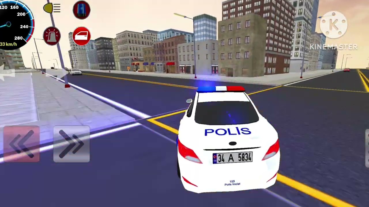 كمين دورية للشرطة على الطريق السريع👮🏻‍♂️🚓 وملاحقة السيارات المسرعة🚨