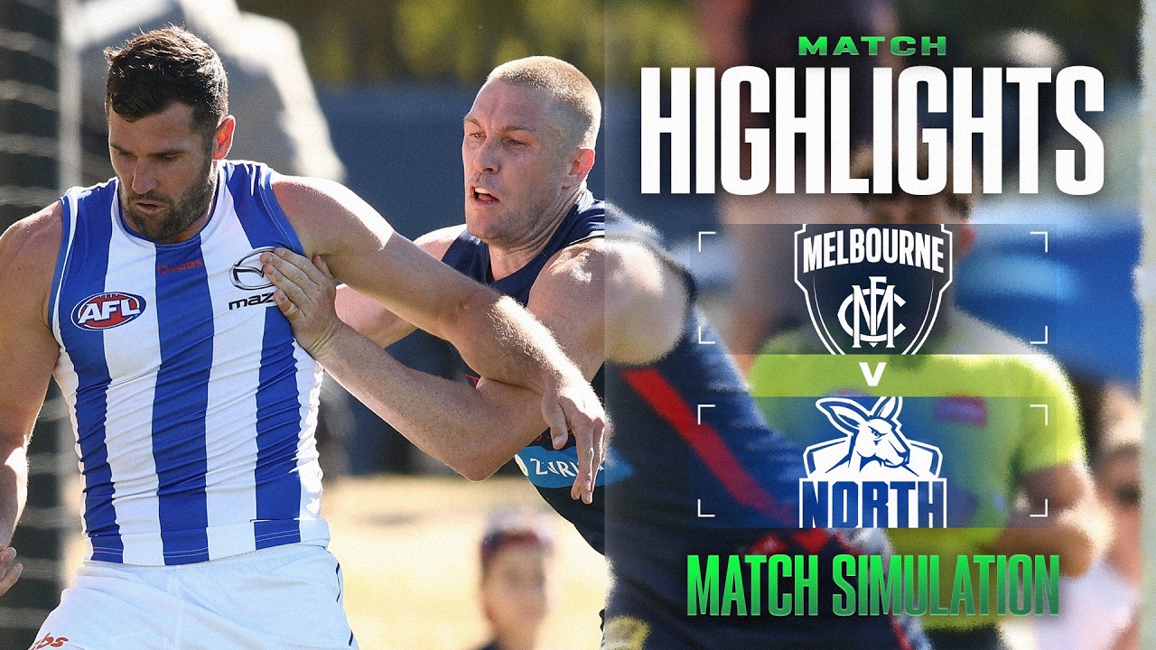 Melbourne v North Melbourne Highlights | Match Simulation, 2026 | AFL