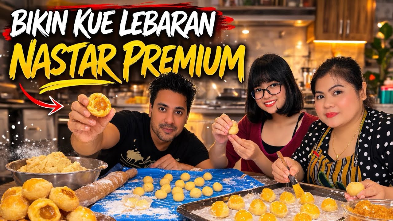 Bikin Kue Lebaran Nastar Premium Tanpa Oven‼️