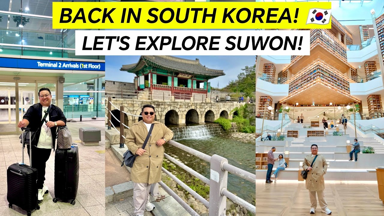 Let&rsquo;s go to South Korea!🇰🇷 Exploring Suwon: Hwaseong Fortress, Starfield, & more! 