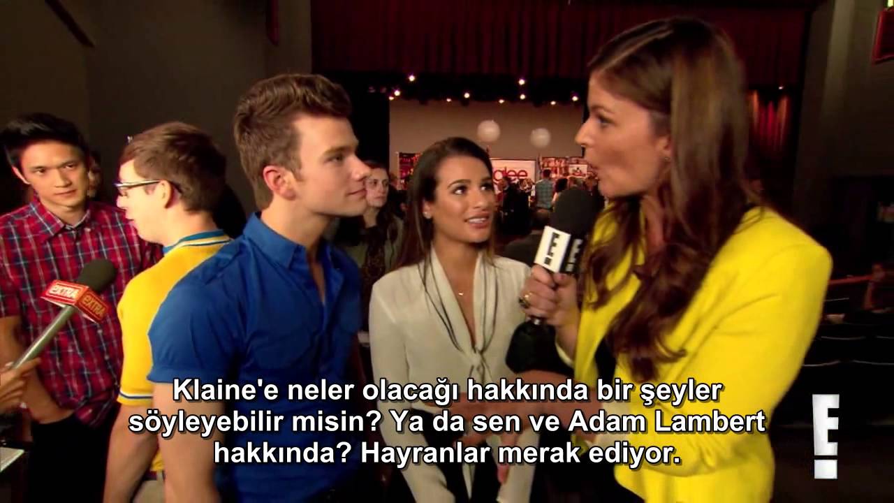Lea Michele ve Chris Colfer E!Online #Glee100 Röportajı [Türkçe Altyazılı]