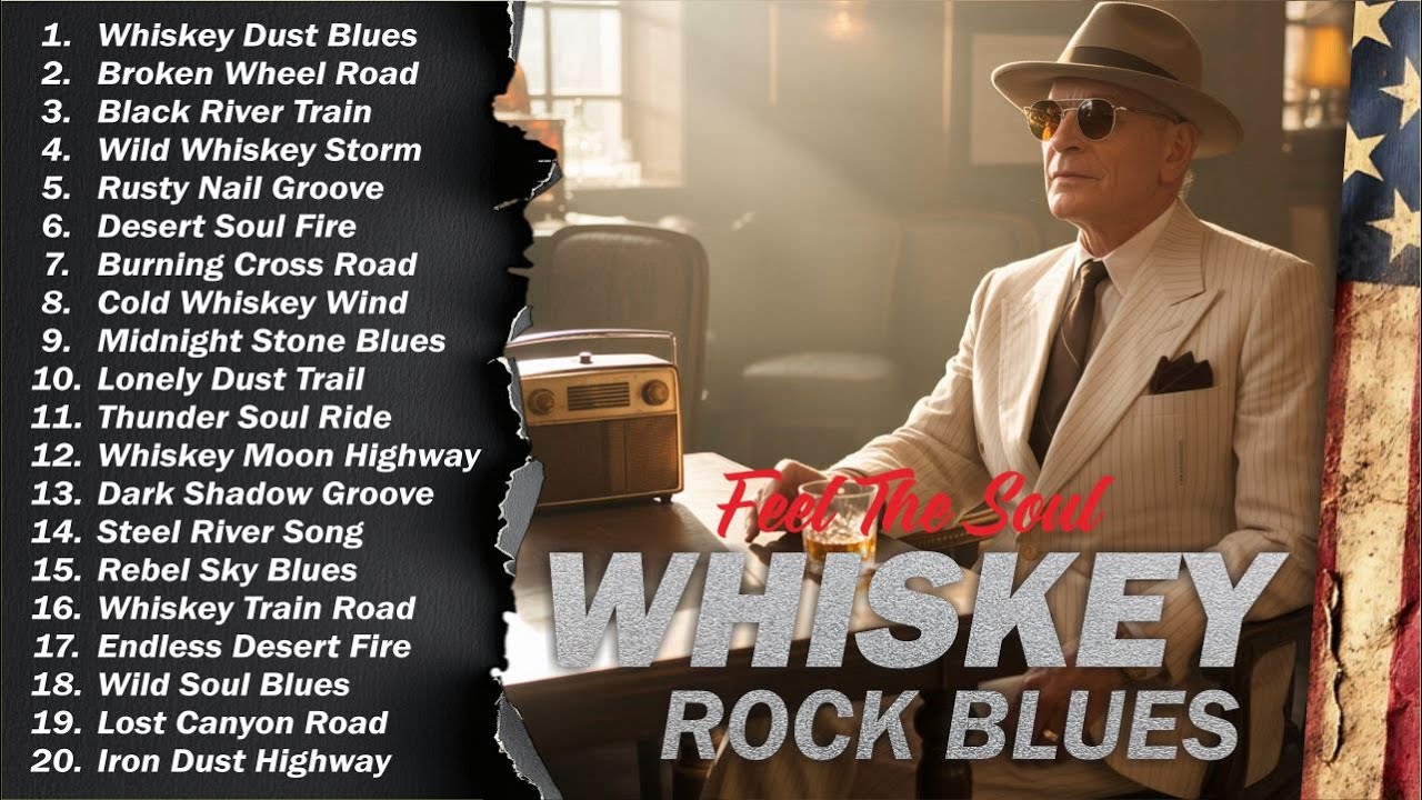 🥃 Whiskey Blues Rock 🍂 The Best of Classic Blues Songs | Relaxing Guitar & Soulful Rock Music
