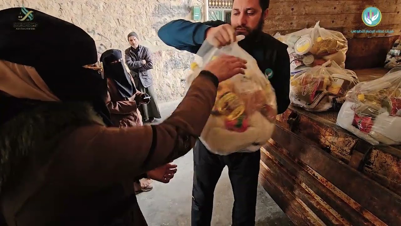 شتاء دافئ: توزيع سلل مقدمة من أهل الخير عن طريق أم محمد الكندري على أرامل وأيتام سوريا 4/1/2025