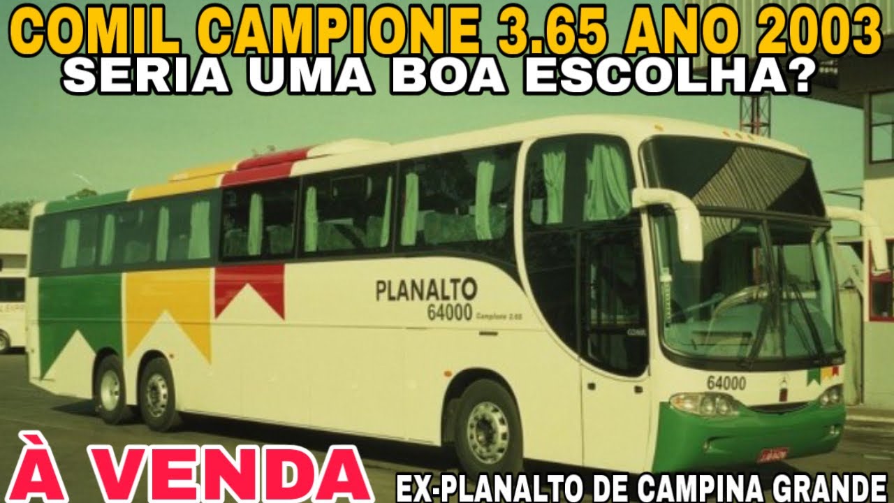 CAMPIONE 3.65 ANO 2003 EX-PLANALTO NO CHASSI MERCEDES O-400 RSD À VENDA